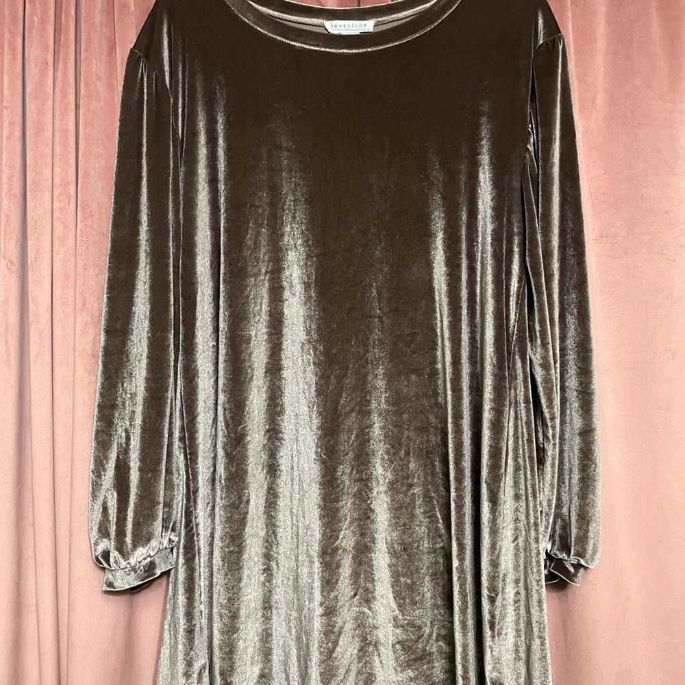 Velvet Brown Dress
